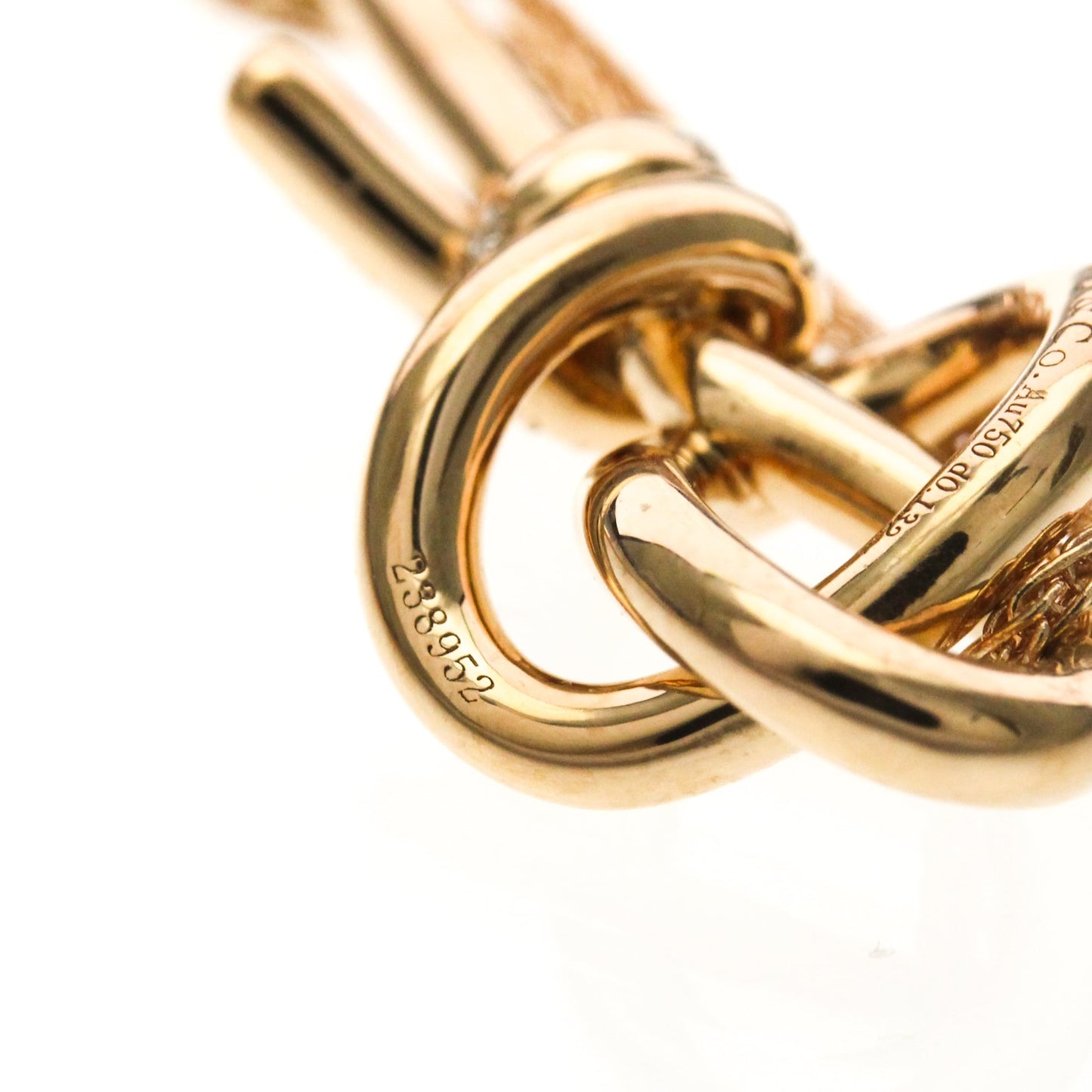 Tiffany Knot Key · 18K White Gold · Diamond