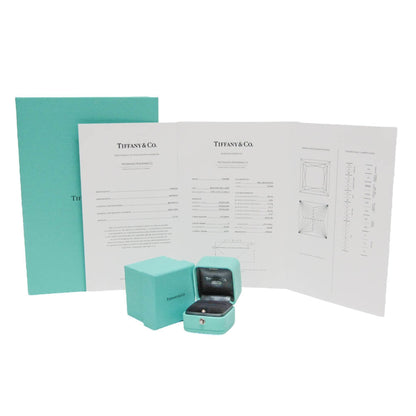 Tiffany Solitaire · Platinum · Diamond 0.22ct · Size 4 (EU 50)