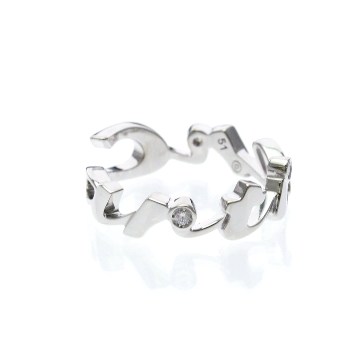 Cartier Signature · Diamond · 18K White Gold