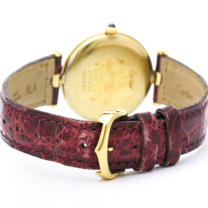 Cartier Must Vendome · Gold Plated · Quartz