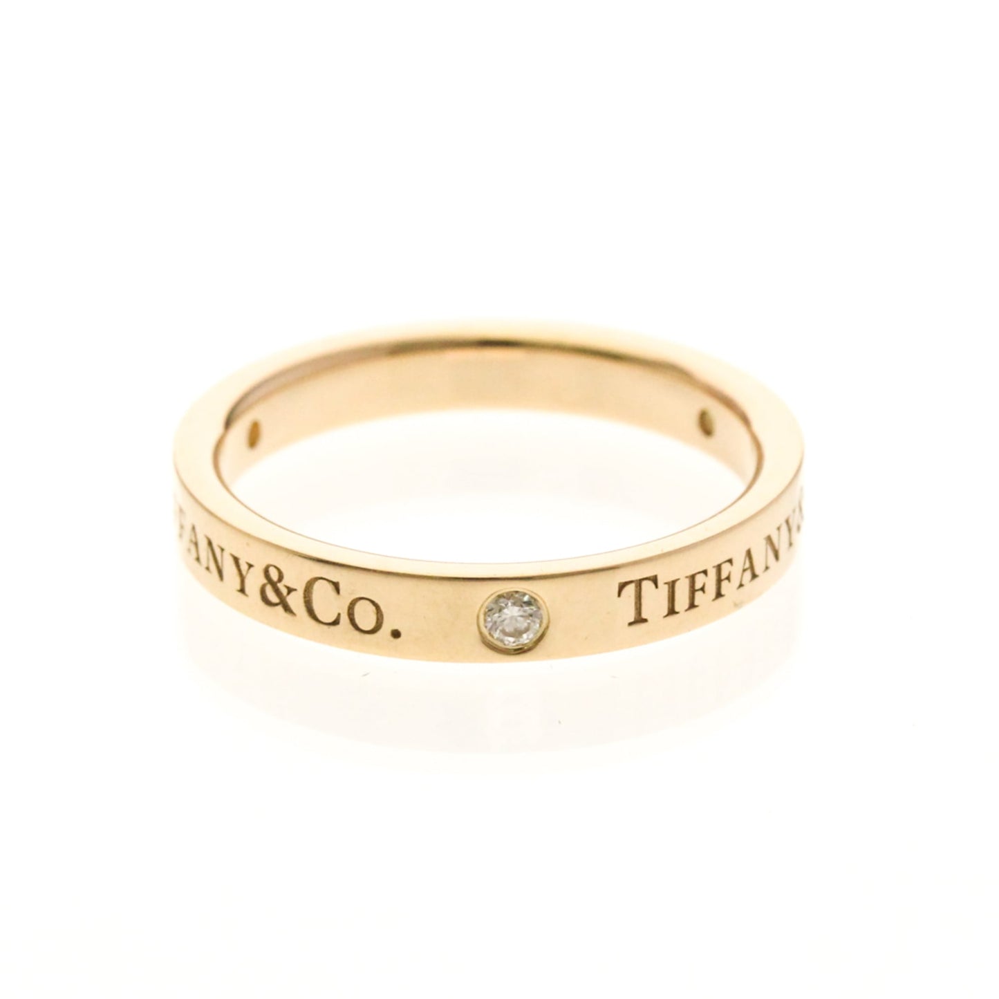Tiffany Flat Band · Diamond · Rose Gold