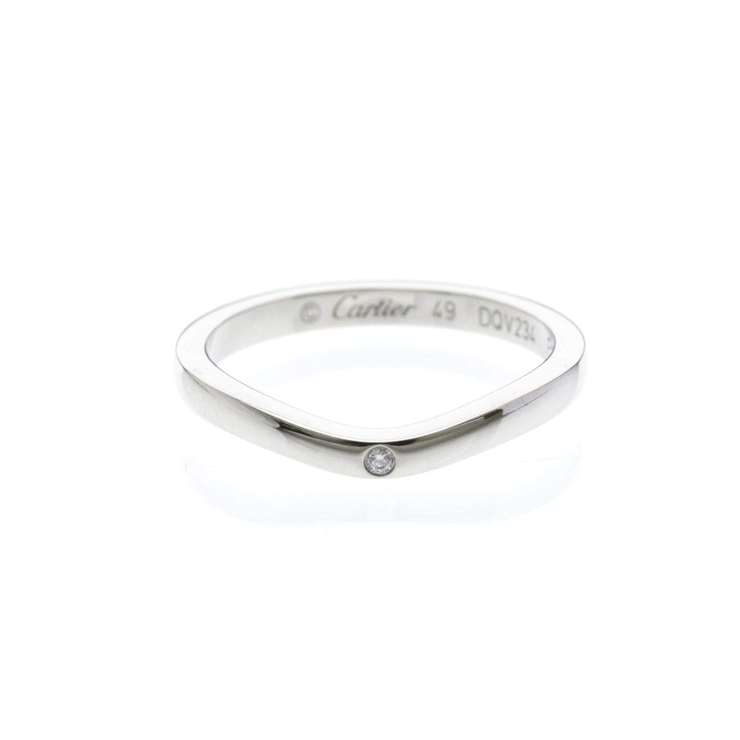 Cartier Ballerina · Platinum · Three Diamonds