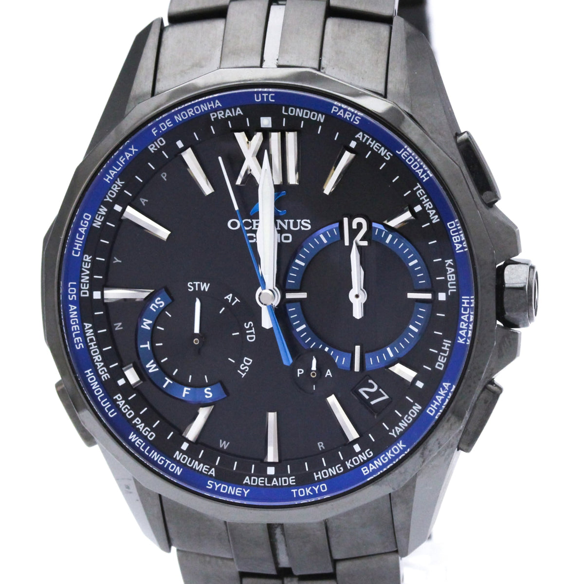 Casio Oceanus Manta · Titanium · Solar