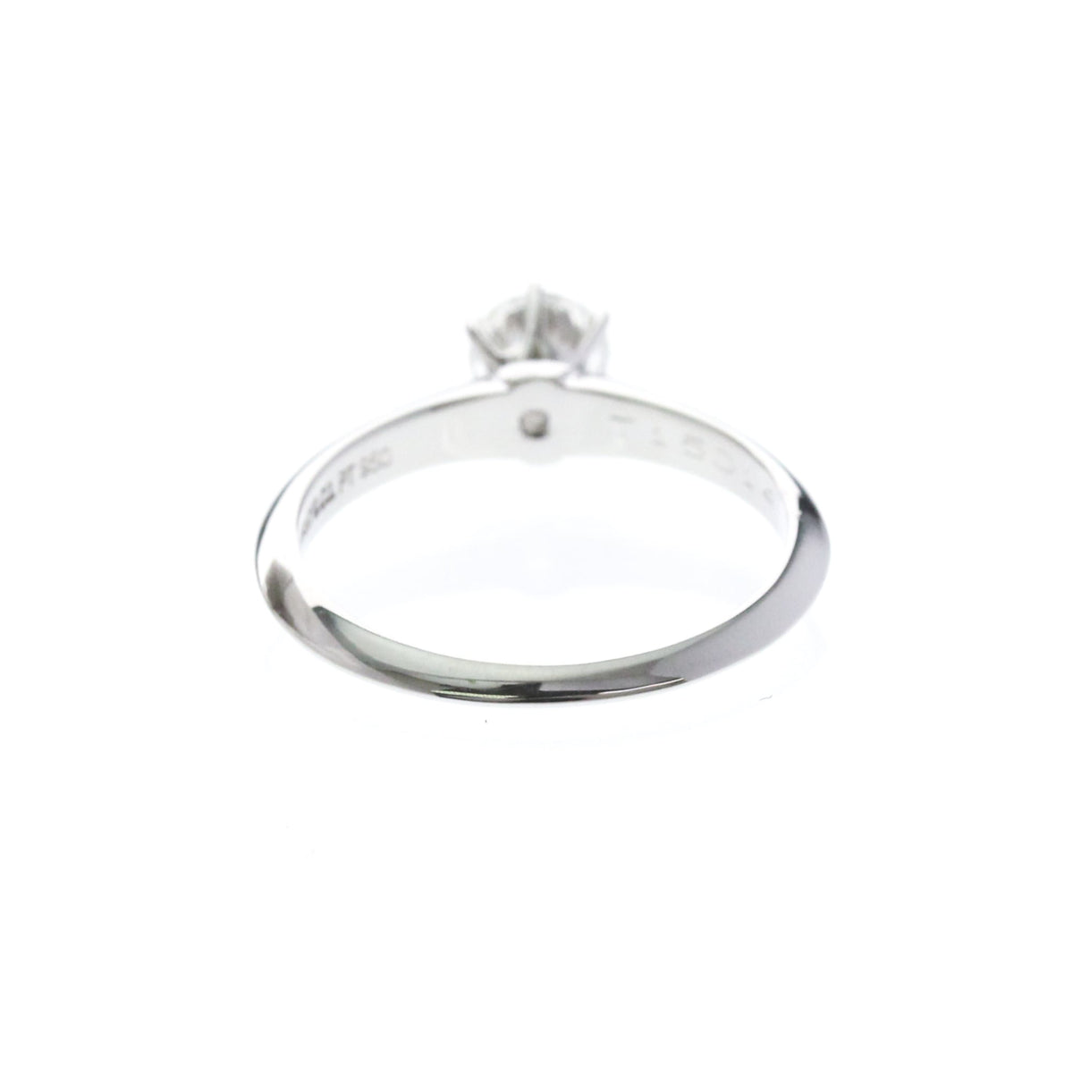 Tiffany Solitaire · Platinum · Diamond · Size 6 (EU 52.5)