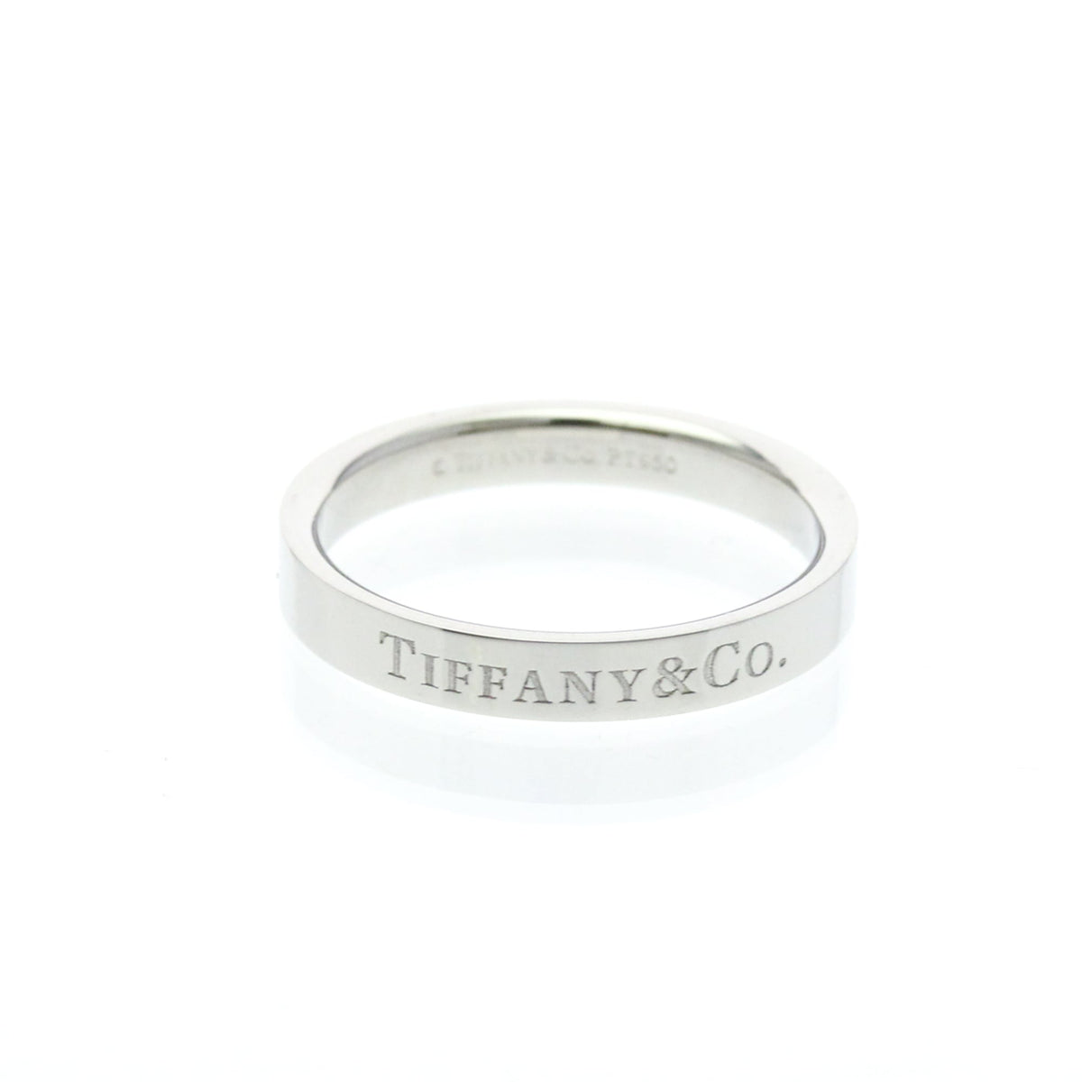 Tiffany Flat Band · Platinum · Size 6.5 (EU 56.25)