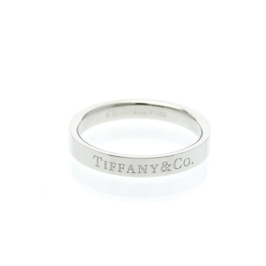 Tiffany Flat Band · Platinum · Size 6.5 (EU 56.25)