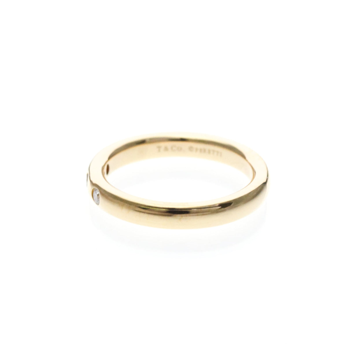 Tiffany Stacking Band · 18K Rose Gold · Diamond