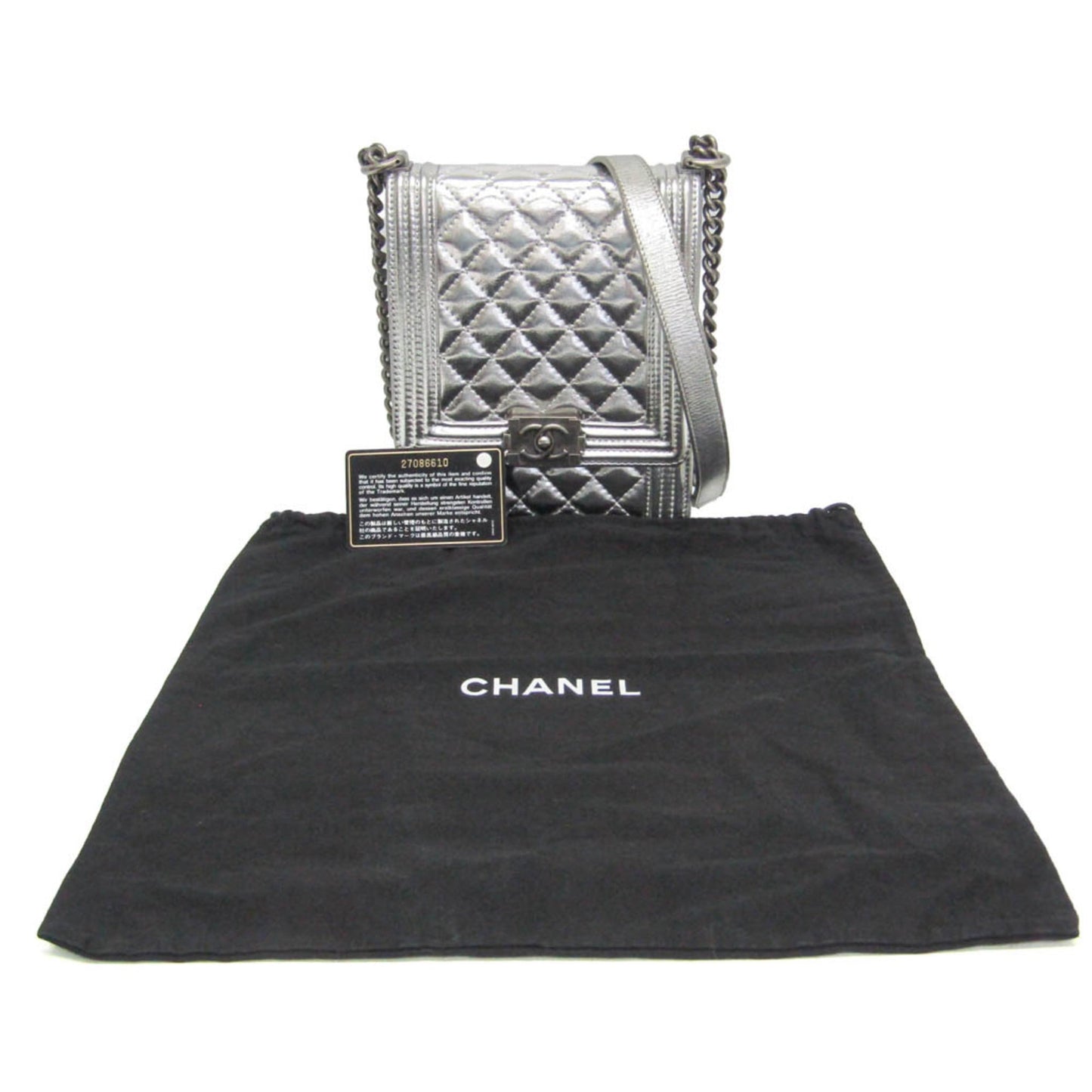 Chanel Boy · Metallic Calfskin