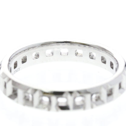 Tiffany T True Narrowing · 18K White Gold · Size 5 (EU 52.5)