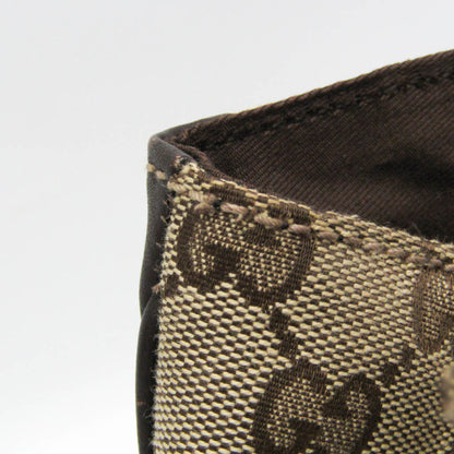 Gucci GG Canvas · Leather Handbag