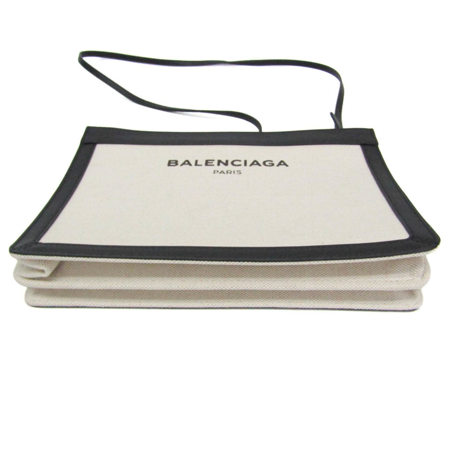 Balenciaga Navy Pochette · Canvas & Leather