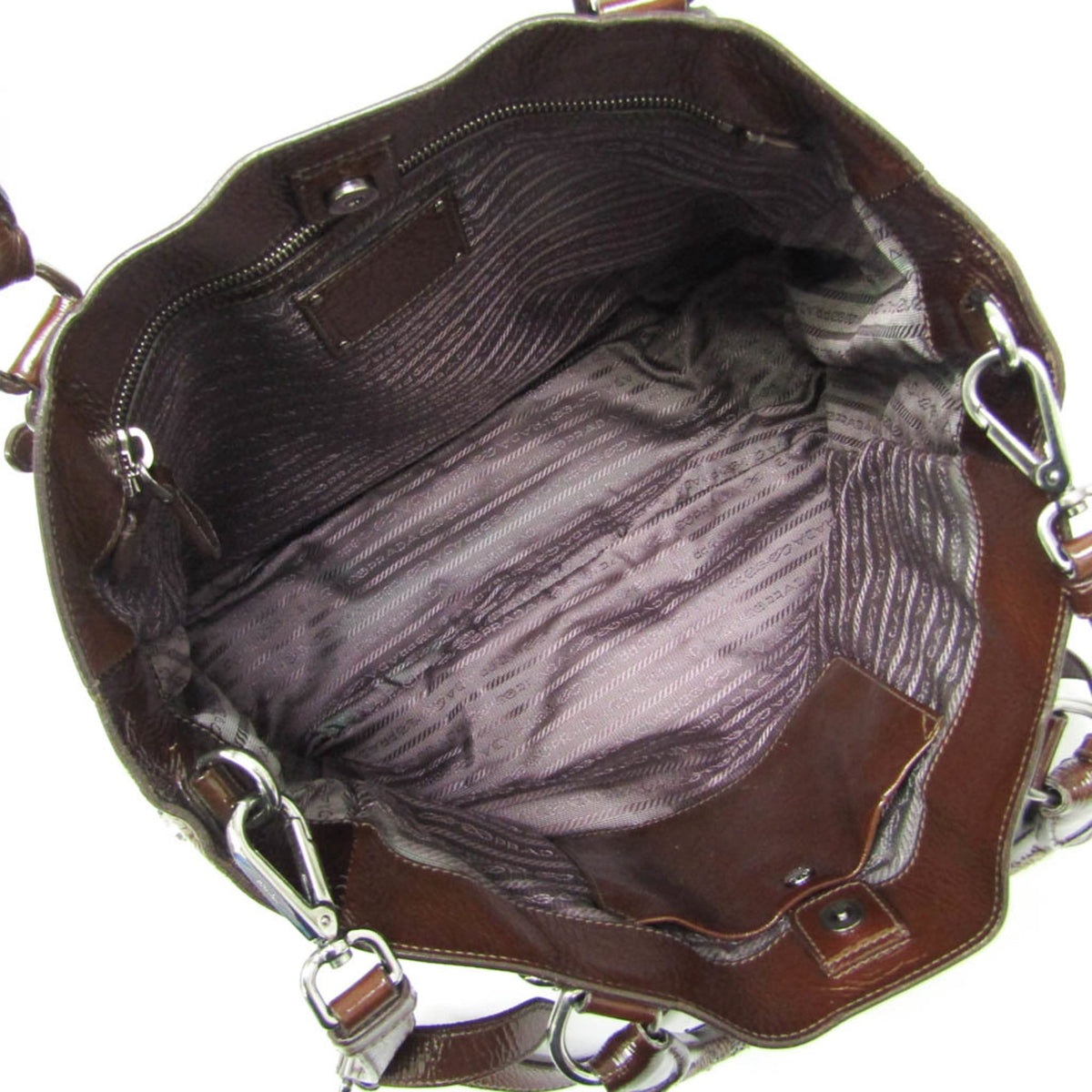 Prada Patent Leather · Metal Hardware