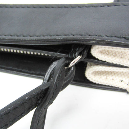 Balenciaga Navy Pochette · Canvas & Leather