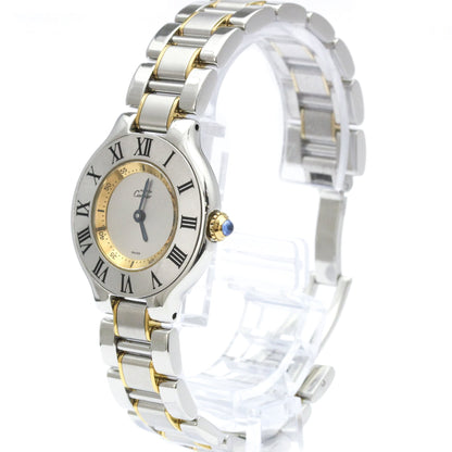 Cartier Must 21 · Steel & Gold Plated