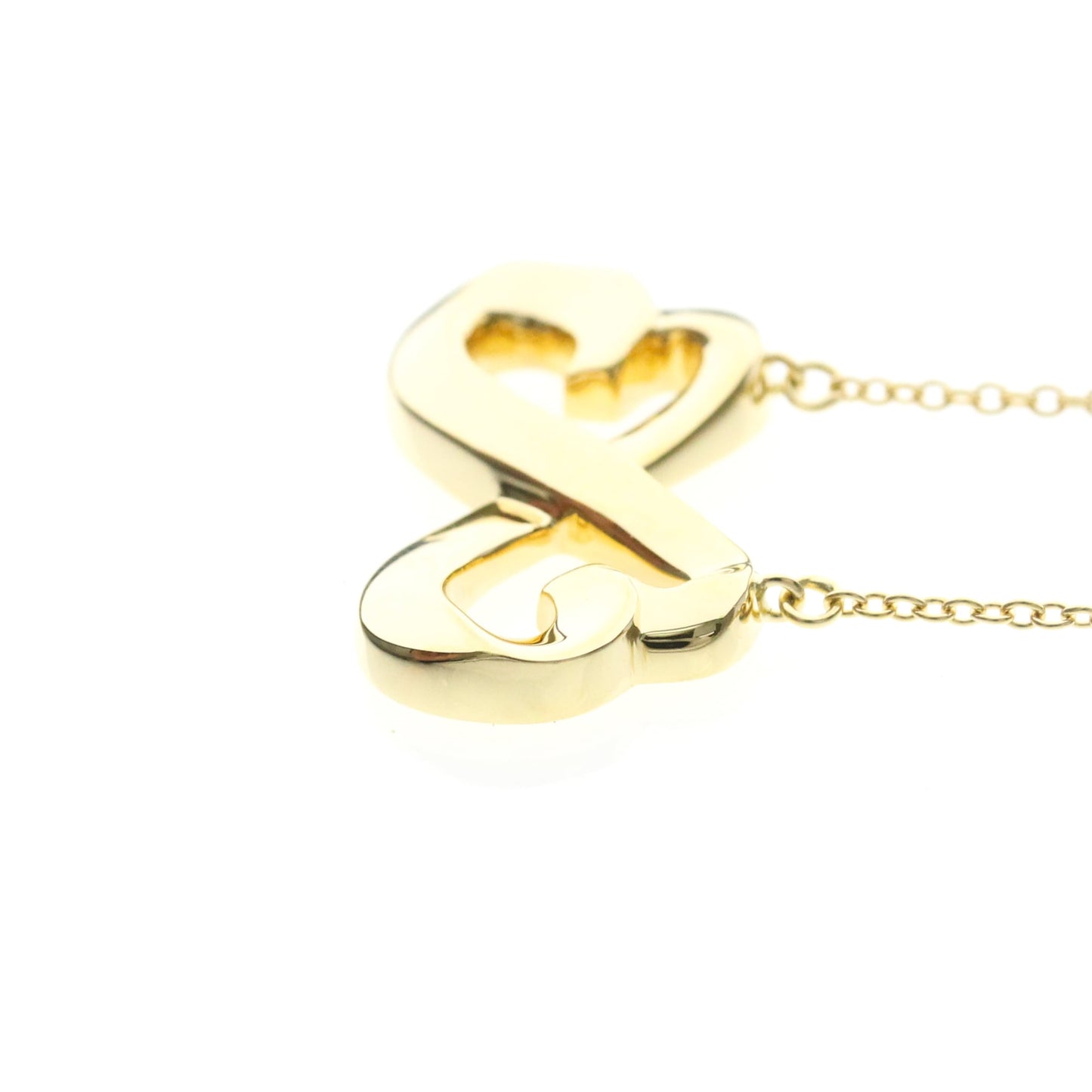 Tiffany Double Loving Heart · 18K Yellow Gold