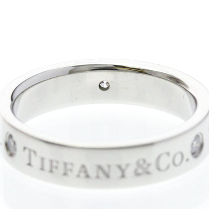 Tiffany Platinum Band · Three Diamonds