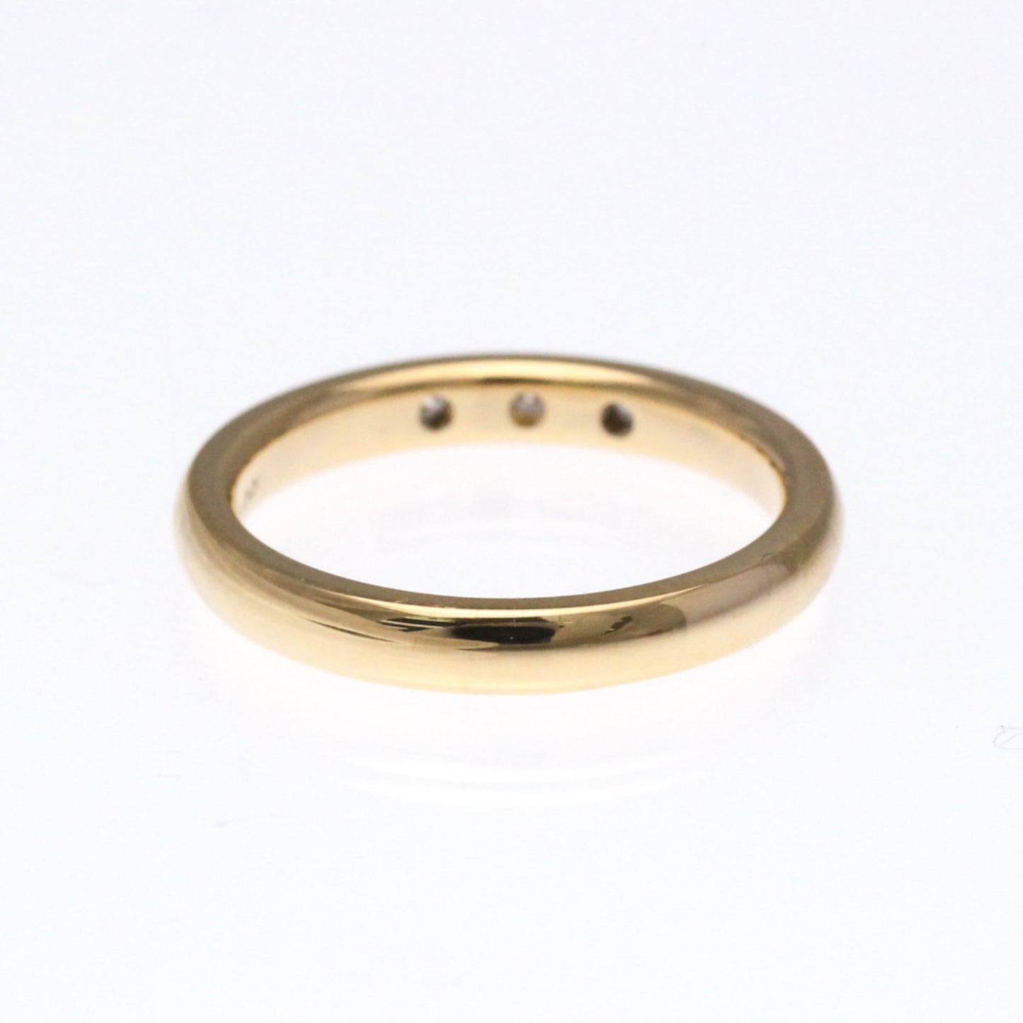 Tiffany Stacking Band · 3 Diamond · Rose Gold