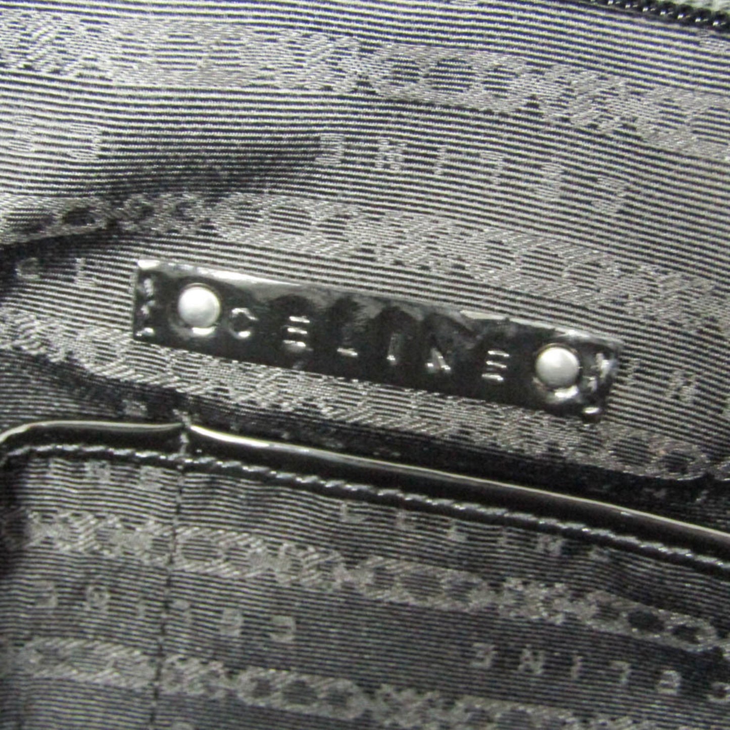 Celine Enamel Leather Tote