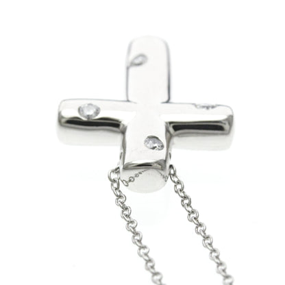 Tiffany Dots Cross · Platinum · Diamond