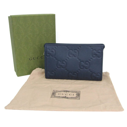 Gucci Jumbo GG · Leather Clutch