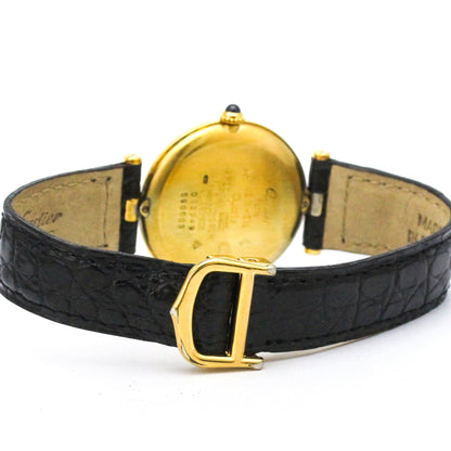 Cartier Must Vendome · Gold Plated · Quartz