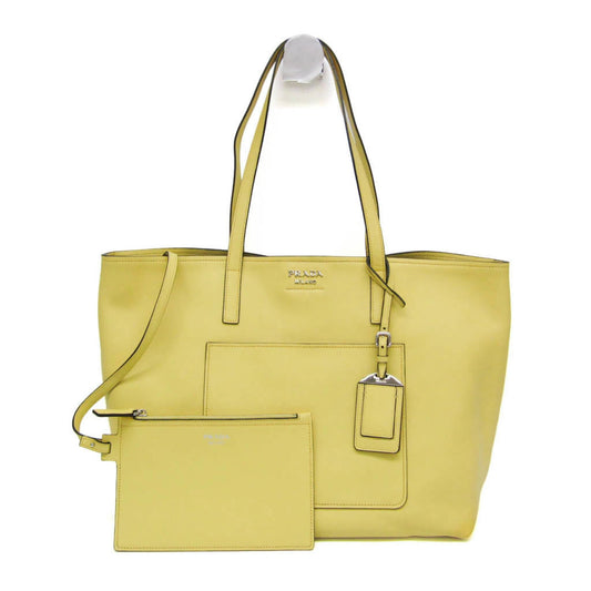 Prada City Calf · Leather Tote