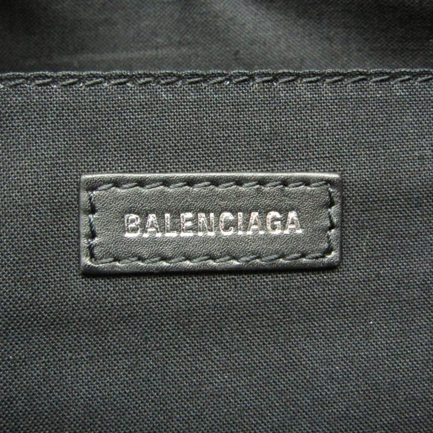 Balenciaga Navy Clip · Canvas Clutch