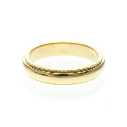 Tiffany Milgrain · 18K Yellow Gold
