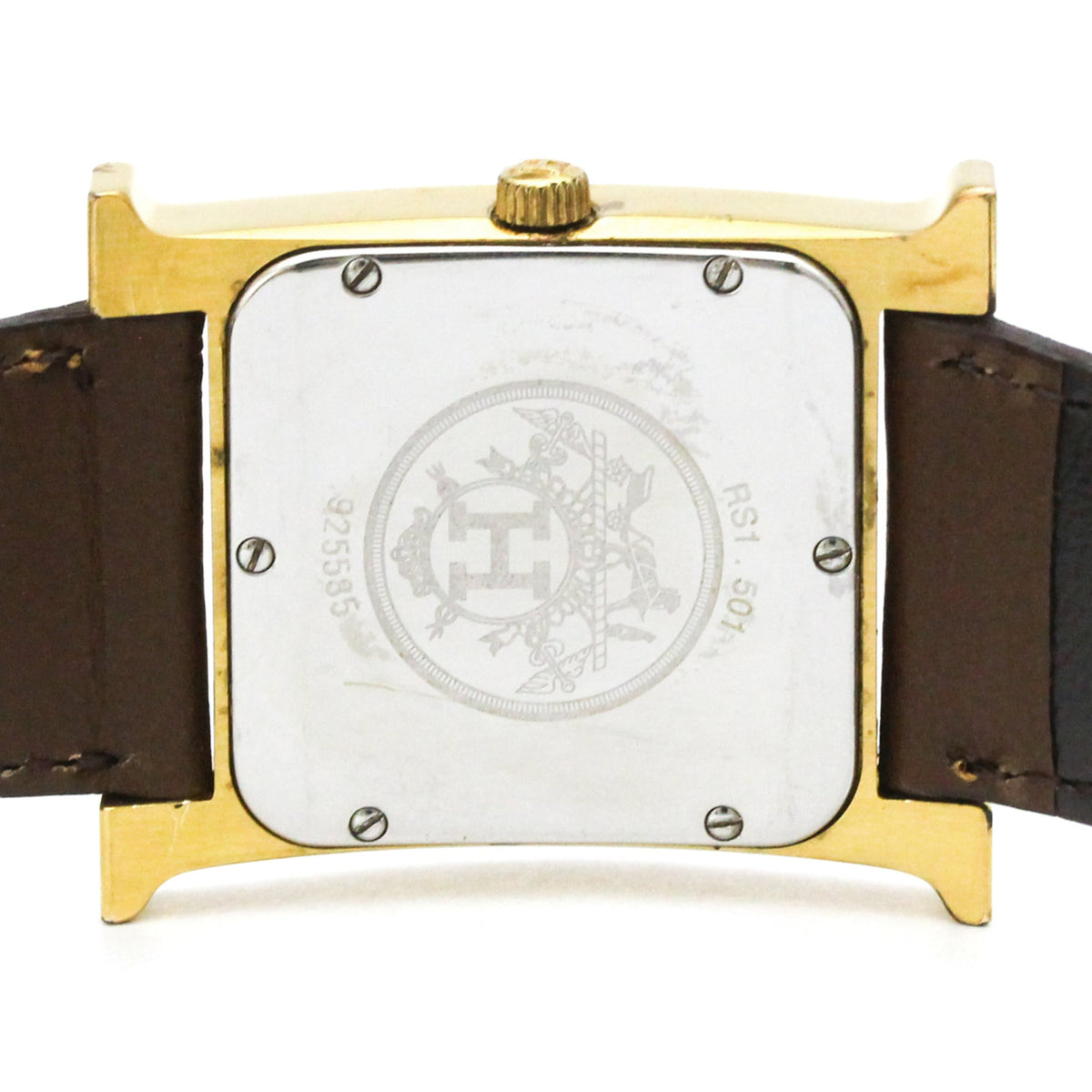 Hermès Heure H · Gold Plated · Quartz