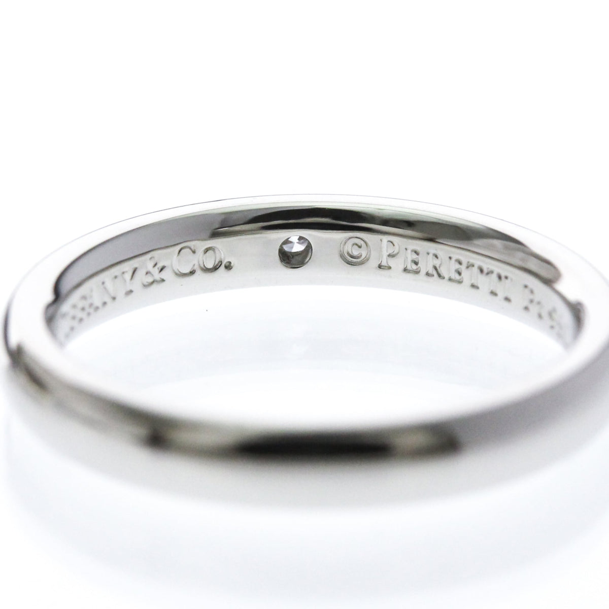 Tiffany Diamond Wedding Band · Platinum
