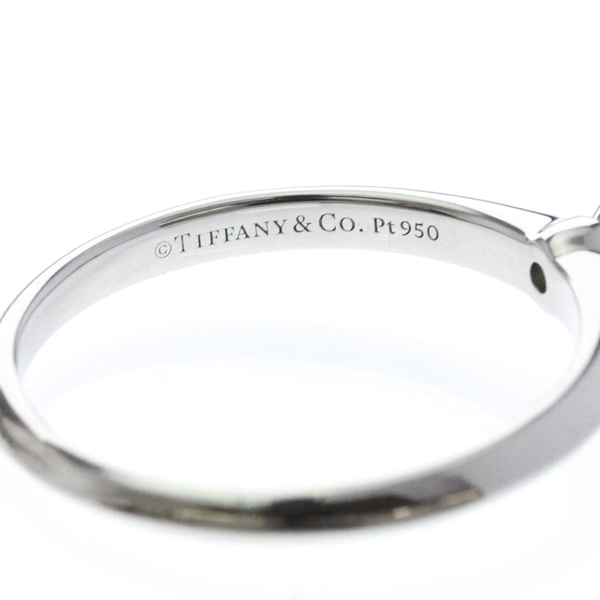 Tiffany Solitaire · Platinum · Diamond · Size 6 (EU 52.5)