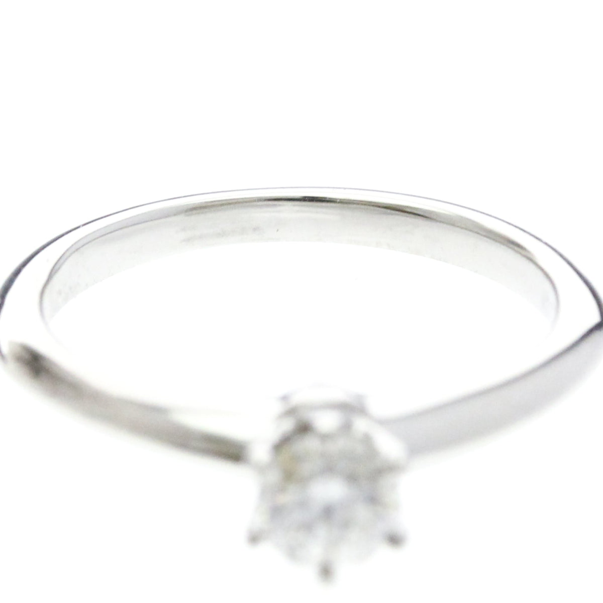 Tiffany Classic Solitaire · Platinum · Diamond · Size 4 (EU 47.5)