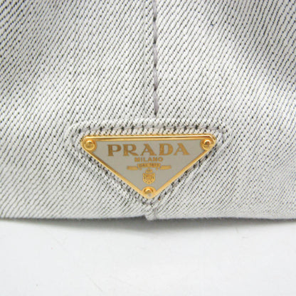 Prada Canapa · Denim · Flower Corsage