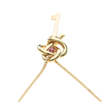 Tiffany Knot Key · Rose Gold · Pink Sapphire