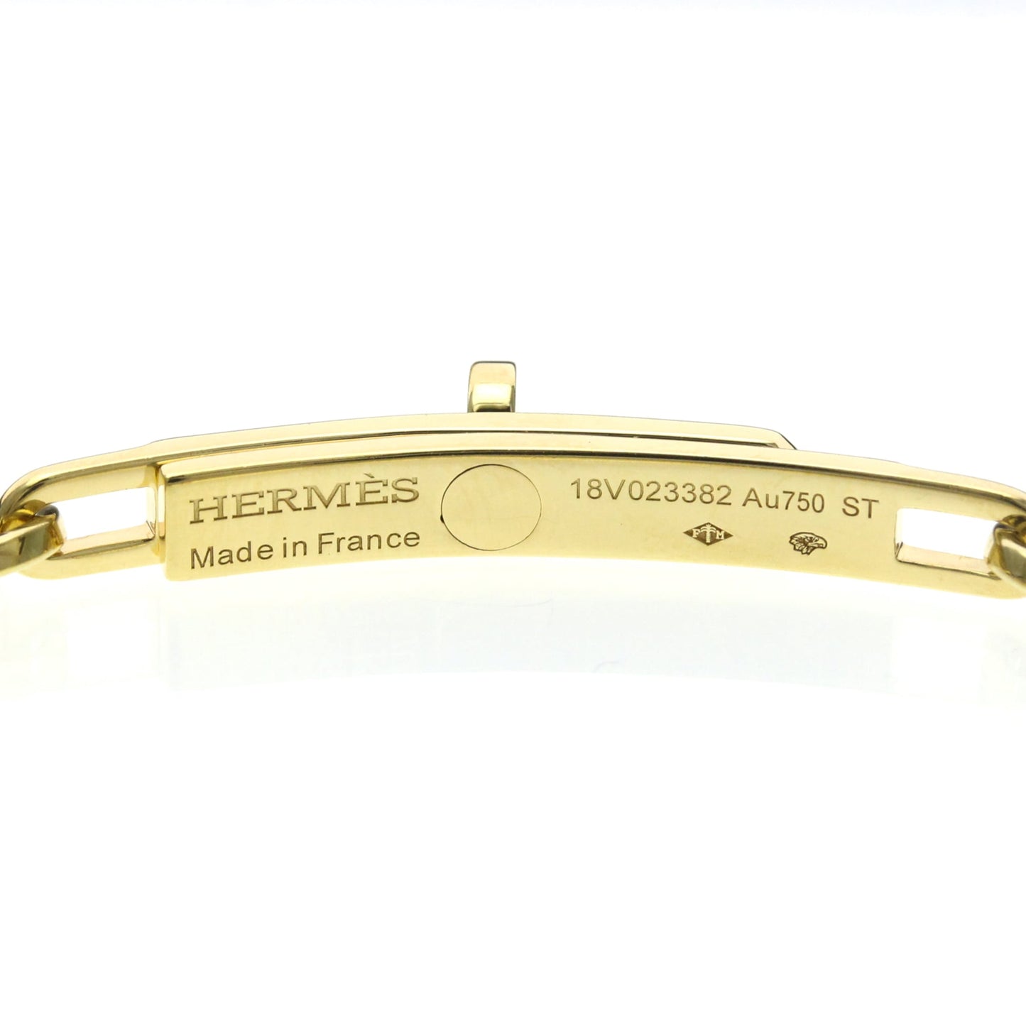 Hermès Kelly · 18K Yellow Gold · Diamond