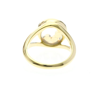 Chopard Happy Diamonds · 18K Yellow Gold · Size 4.4 (EU 48.5)
