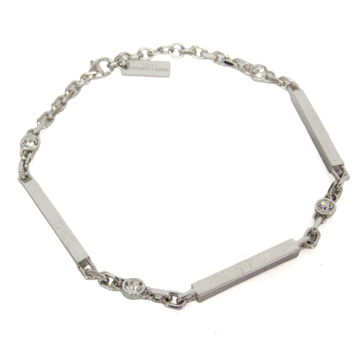 Saint Laurent · Rhinestone Charm Bracelet