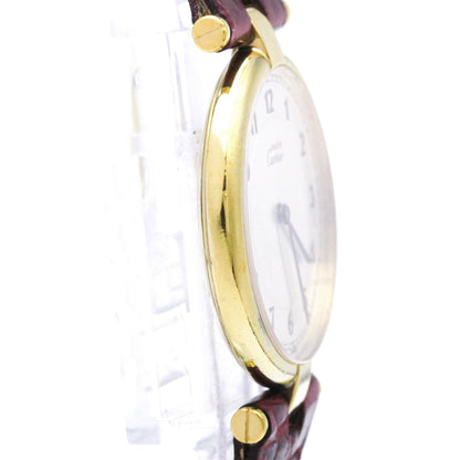 Cartier Must Vendome · Gold Plated · Quartz