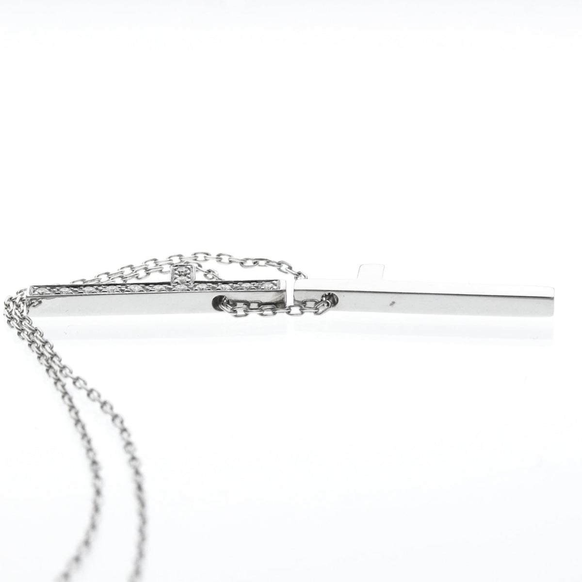 Gucci Diamond Necklace · 18K White Gold