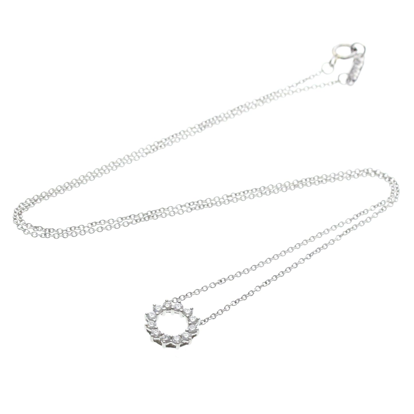 Tiffany Open Circle Mini · Platinum · Diamond