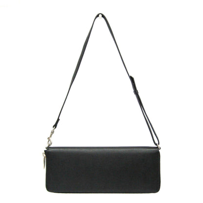 Balenciaga Leash Clutch · Leather
