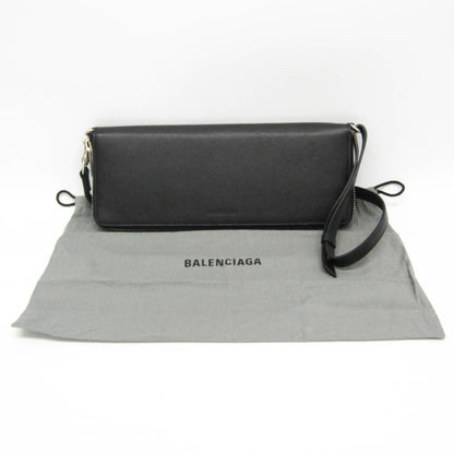 Balenciaga Leash Clutch · Leather