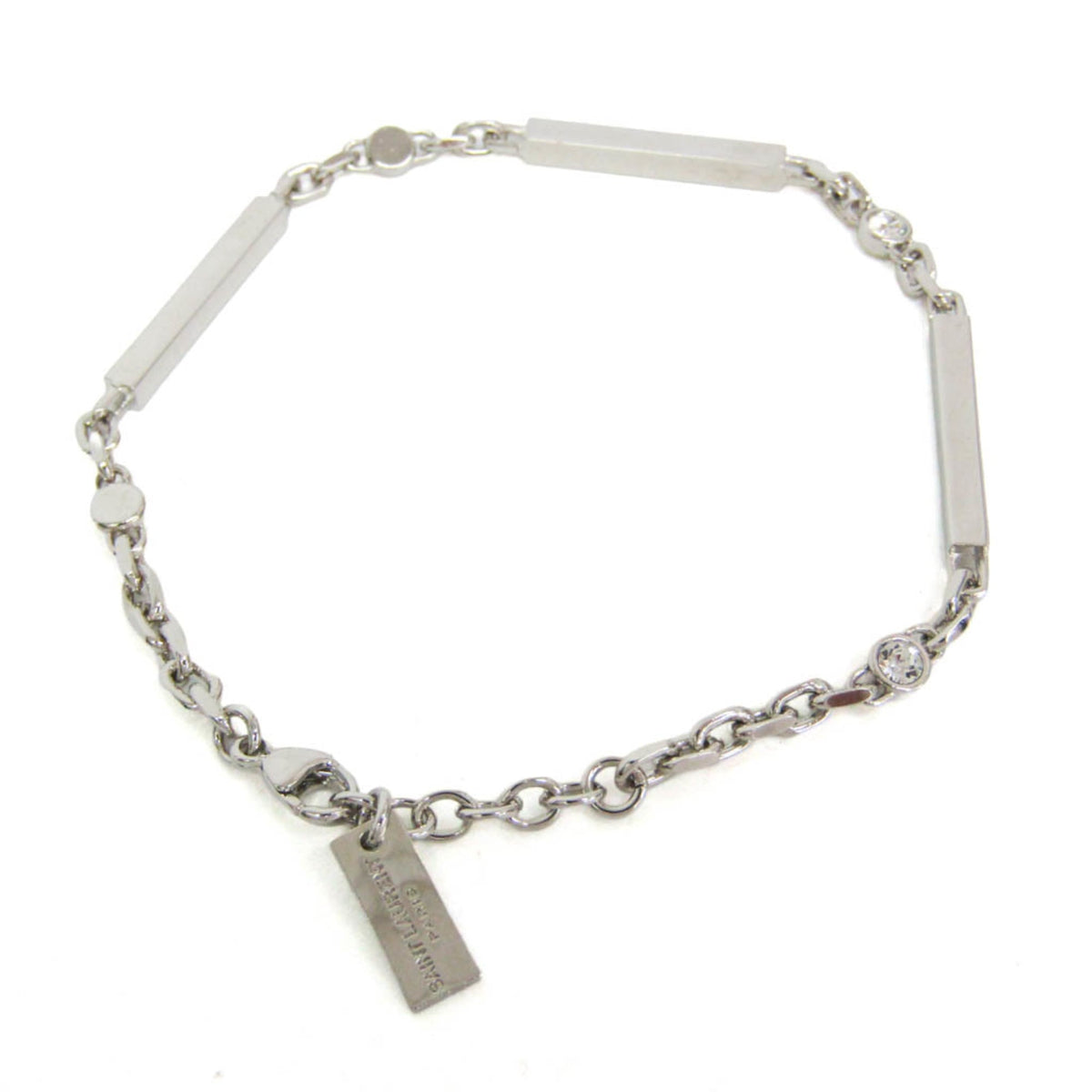 Saint Laurent · Rhinestone Charm Bracelet