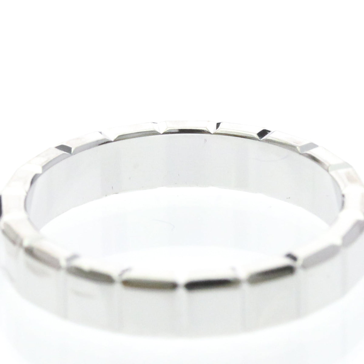 Chopard Ice Cube · 18K White Gold · Diamond · Size 7.6 (EU 56.5)