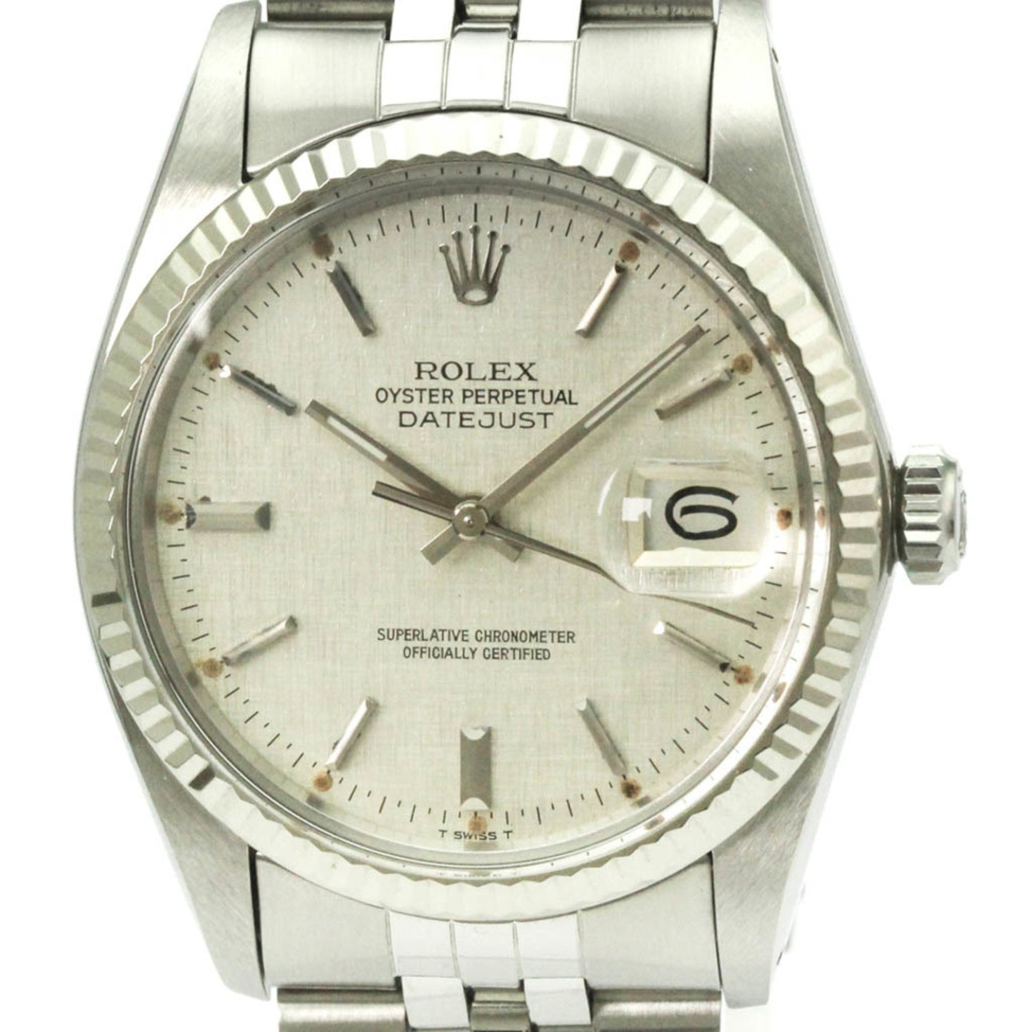 Rolex Datejust · 18K White Gold & Steel