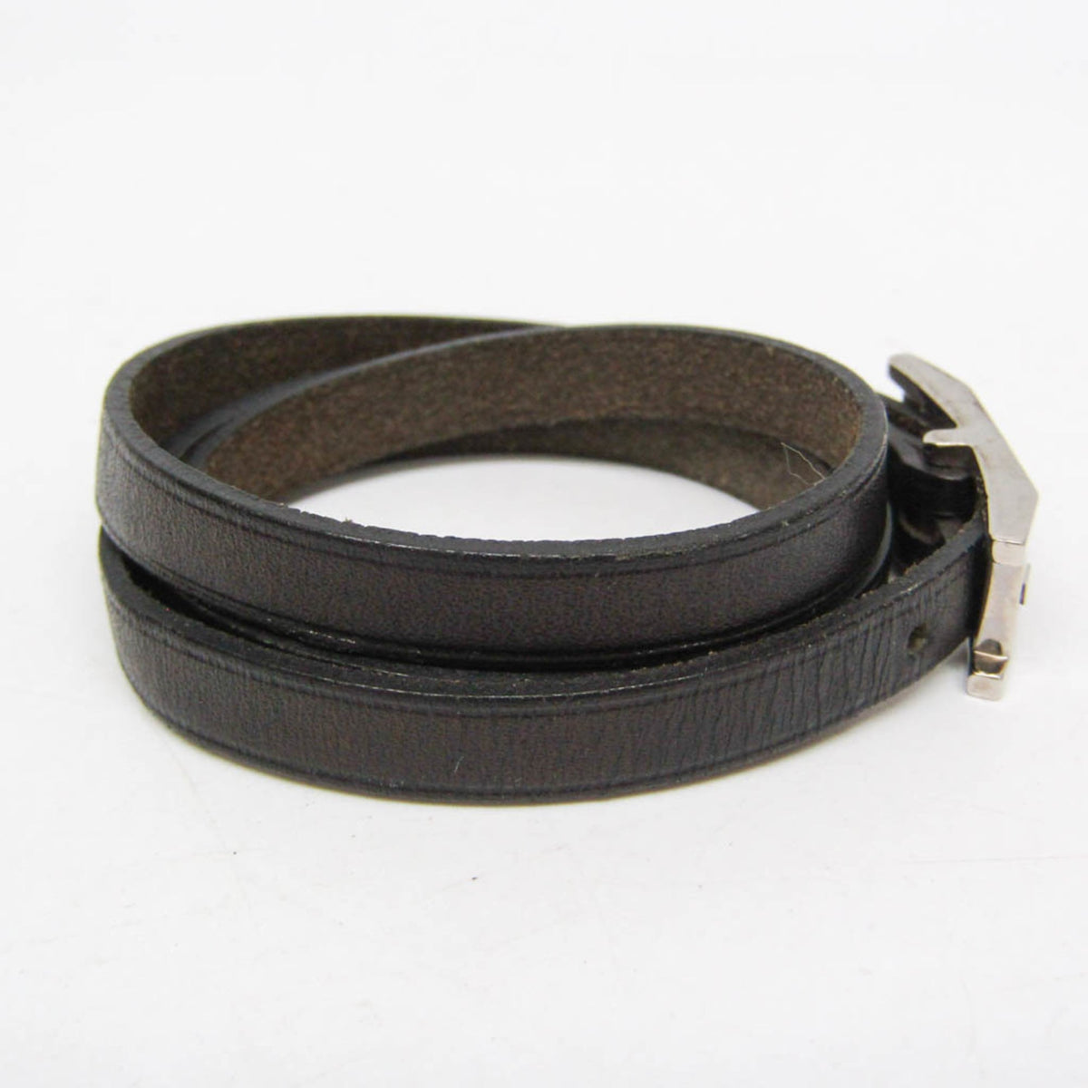 Hermès Hapi III · Leather Choker Bangle