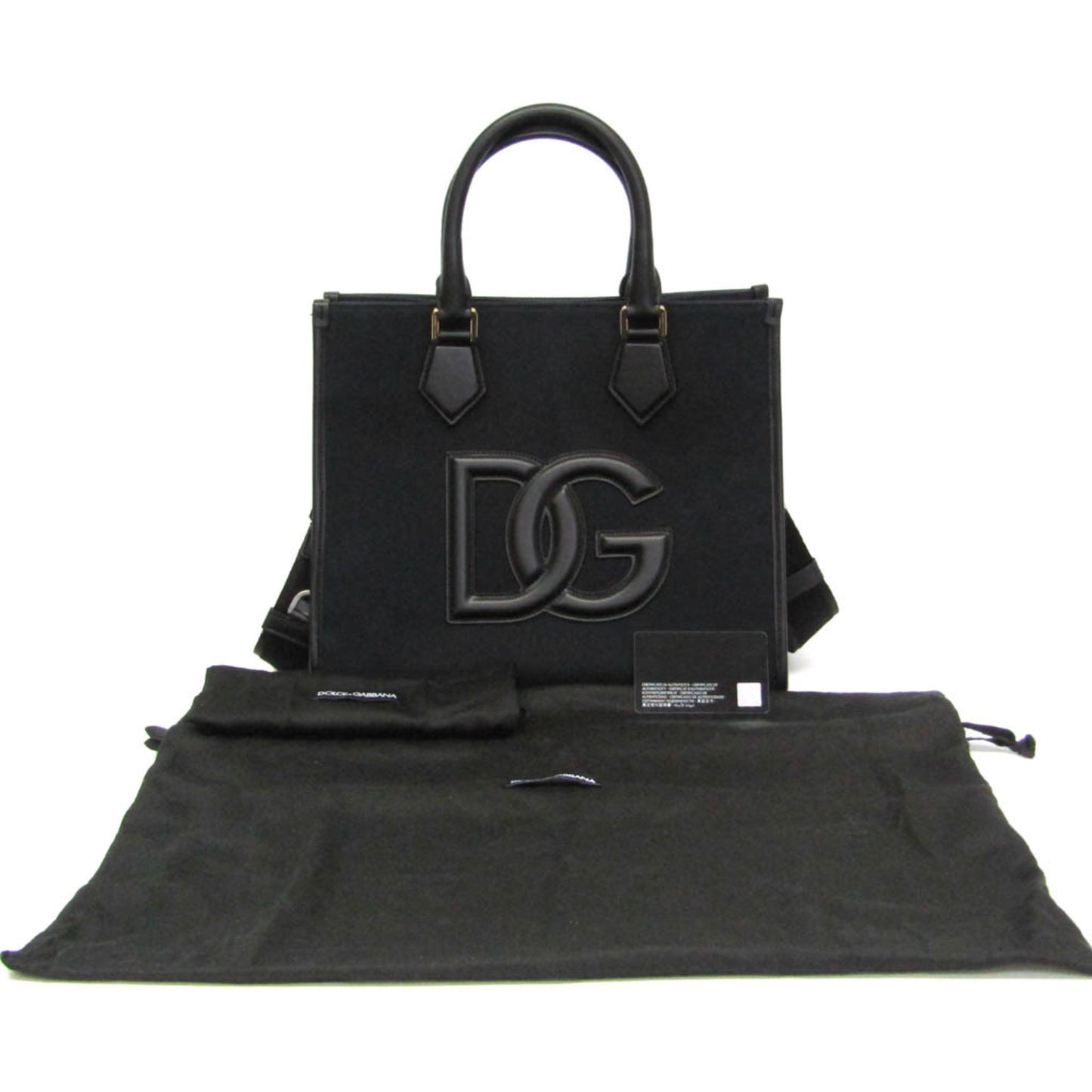 Dolce & Gabbana DG Logo · Canvas & Leather