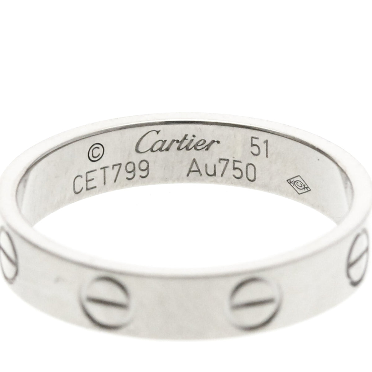 Cartier Mini Love · 18K White Gold