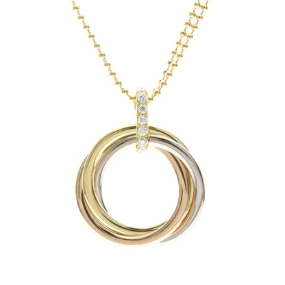 Cartier Trinity · Diamond Necklace · Tri-Gold