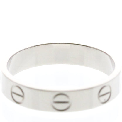 Cartier Mini Love · 18K White Gold · Size 4.75 (EU 51.88)